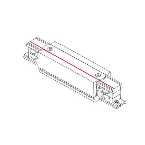 Коннектор для трехфазной трековой системы прямой Nowodvorski Ctls Power Black 8708