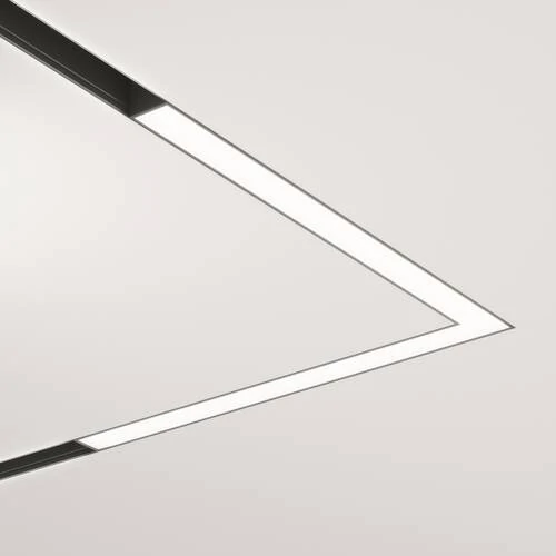 Трековый светильник Магнитная трековая система 23мм EXILITY Basis Angle, LED 24W, Черный (Maytoni Technical, TR042-4-24W3K-WW-DS) - Amppa.ru