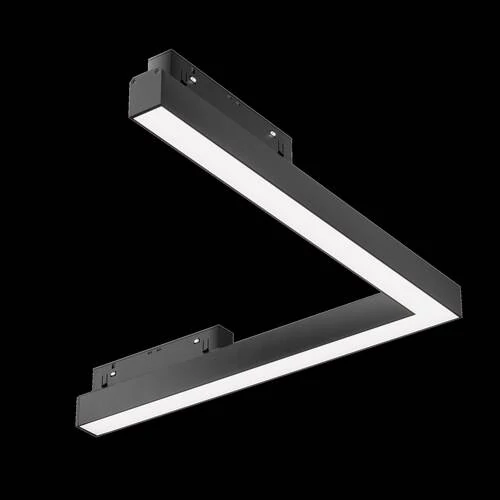 Трековый светильник Магнитная трековая система 23мм EXILITY Basis Angle, LED 24W, Черный (Maytoni Technical, TR042-4-24W3K-WW-DS) - Amppa.ru