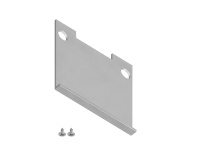 Заглушка для накладного алюминиевого профиля GP2500 (комплект 4шт) SL серебро 25*25 (Ambrella Light, GP8470)