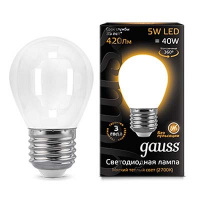 Лампа светодиодная Gauss 1052 E27 5Вт 2700K 105202105