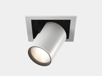 Светильник светодиодный потолочный встраиваемый поворотно-выдвижной, серия SPL, Ч/Б, 25Вт, IP20, Нейтральный белый (4000К), SPL-SQ1-25-NW, 1700 (00-00003439, DesignLed)