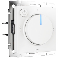 W1151161/ Электроустановочные изделия - Терморегулятор электромеханический для теплого пола (белый матовый)