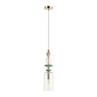 Подвес Bizet Classic, 1xE14, Золотой (Odeon Light, 4855/1)